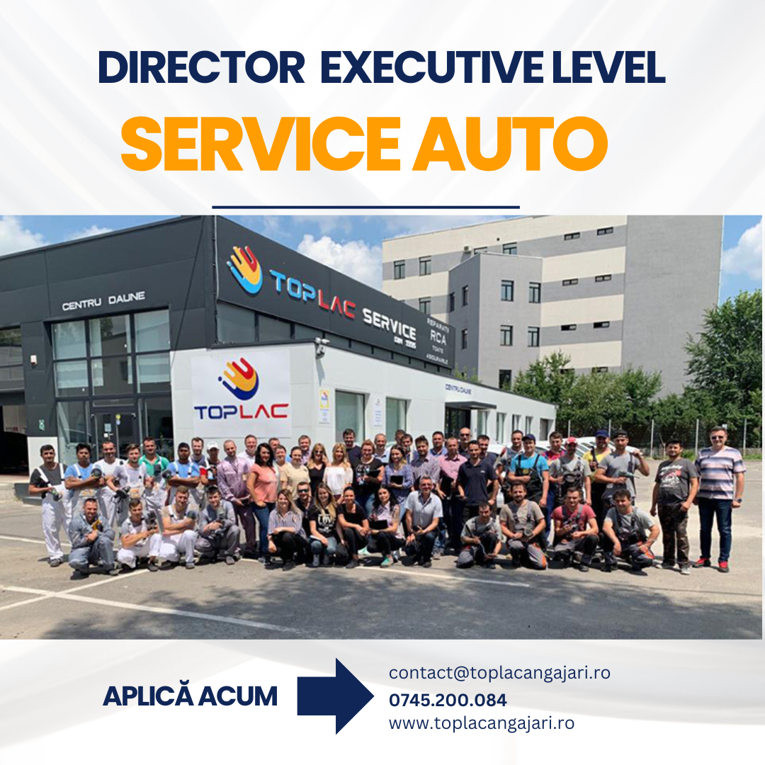Poziția de Director Service Auto reprezintă un rol de conducere la nivel executiv, cu responsabilitate directă asupra performanței operaționale, financiare și organizaționale a service-ului. Rolul presupune leadership ferm, viziune strategică, capacitate de analiză și control al producției, precum și orientare clară către eficiență, calitate și profitabilitate.